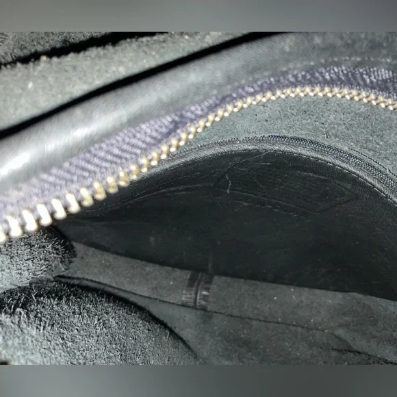 Coach Vintage Legacy Flap Black Leather Bag Purse Handbag Crossbody 9144 - Picture 14 of 16